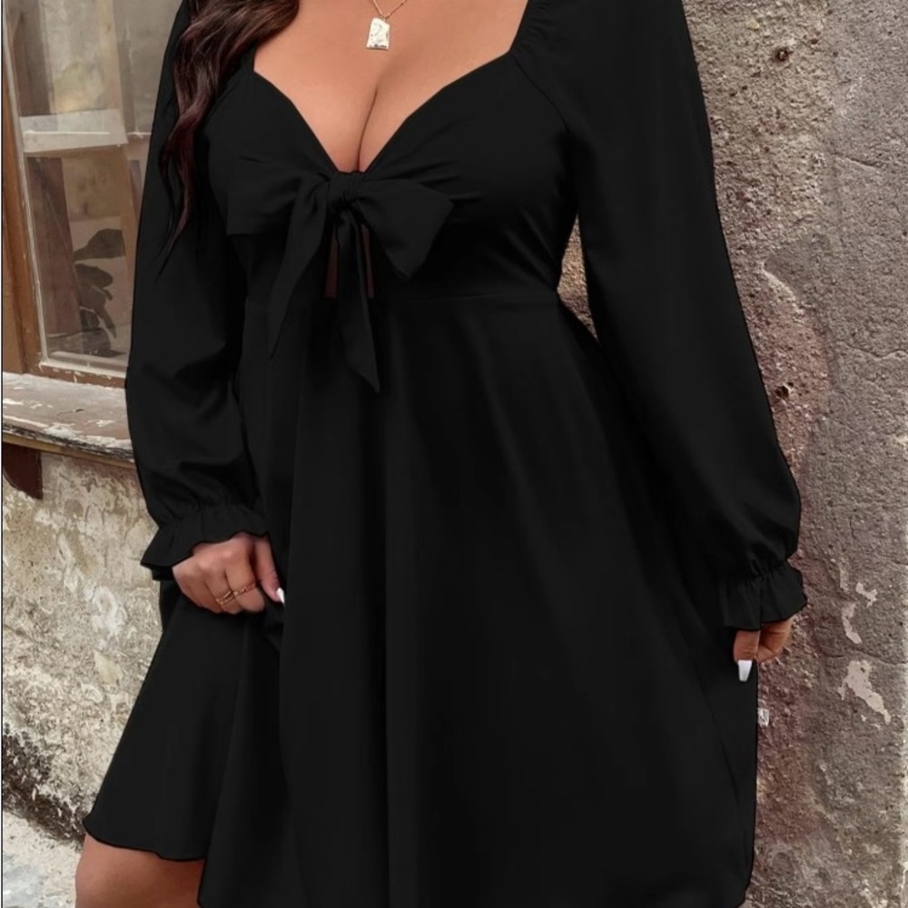 NWT lil sexy black dress - plus size